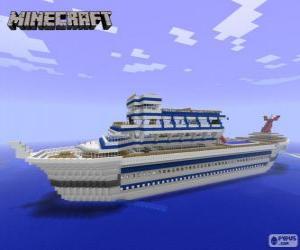 Puzzle Minecraft κρουαζιερόπλοιο
